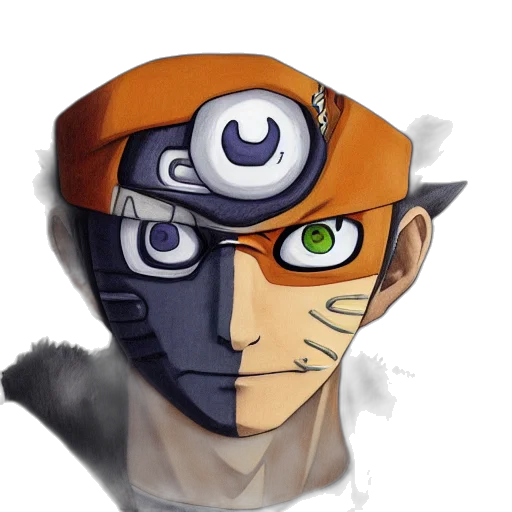 mask, face, hat, staff transparent PNG cut-out