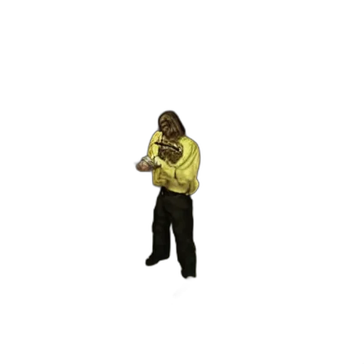 jacket, staff, pixel art, bach transparent PNG cut-out