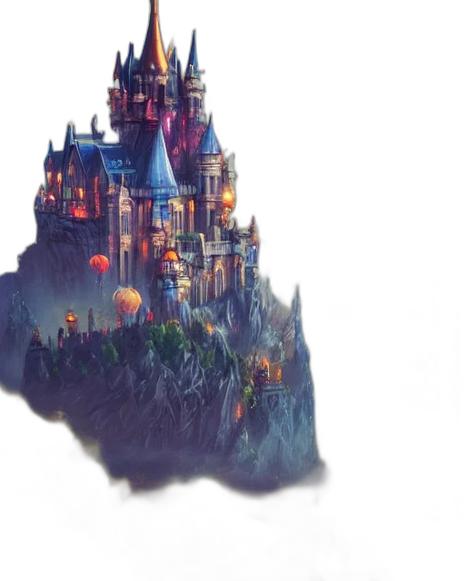 crown, concept art, fantasy art, 3d render transparent PNG cut-out