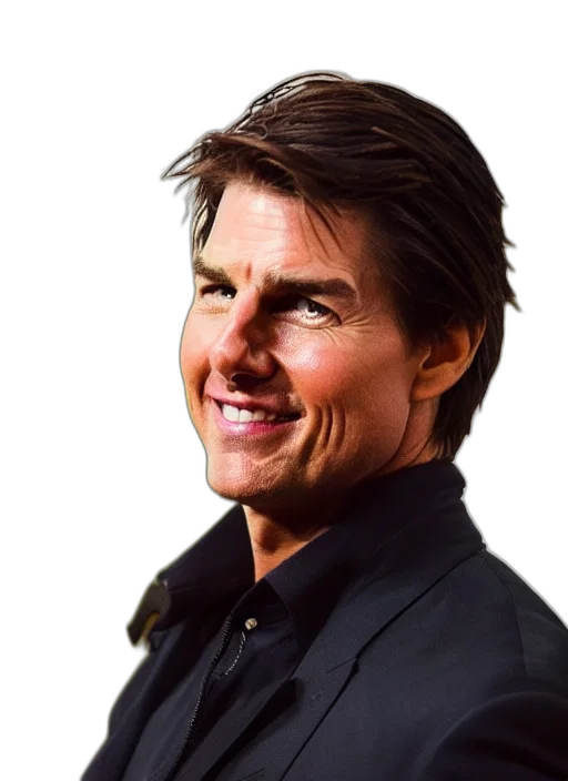 face, hair, animal, photorealistic, professional, photo, tom, cruise transparent PNG cut-out