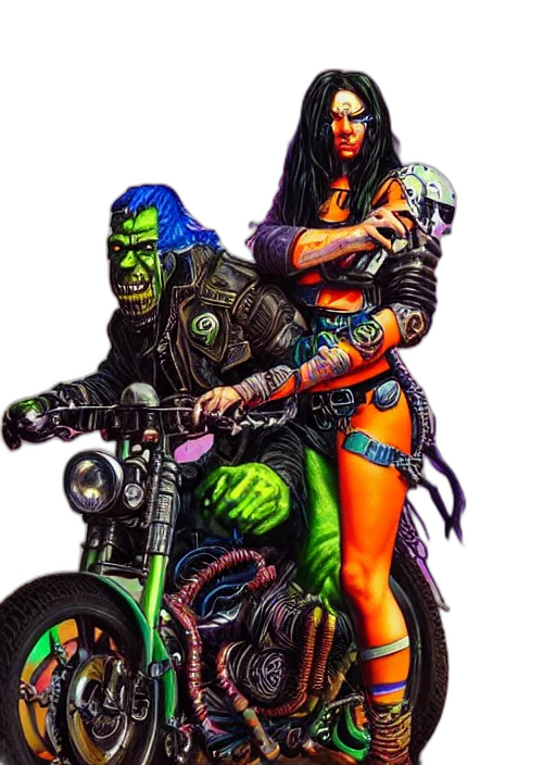 concept art, comic book art, cyberpunk, fantasy art transparent PNG cut-out