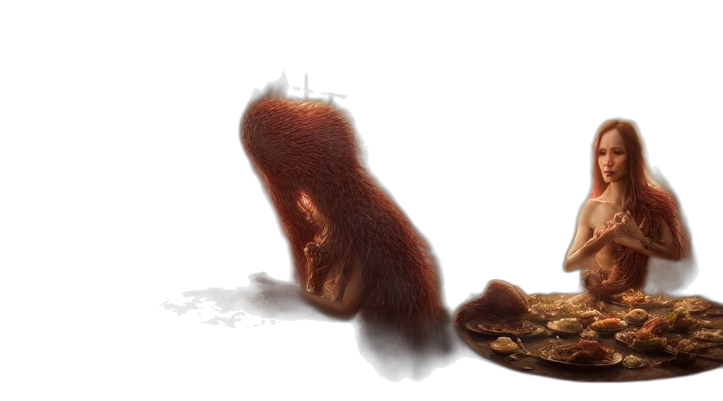 hair, creature, animal, crown transparent PNG cut-out
