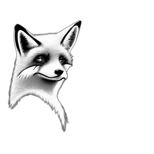 animal, face, creature, staff, pixel art, concept art, photorealistic, pencil sketch transparent PNG cut-out