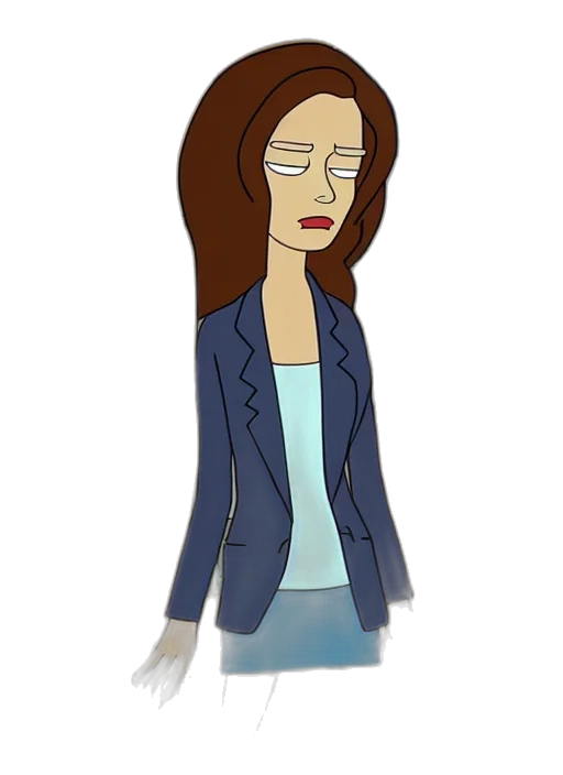 jacket, dress, staff, cartoon, concept art, pixel art, 3d render, fog transparent PNG cut-out