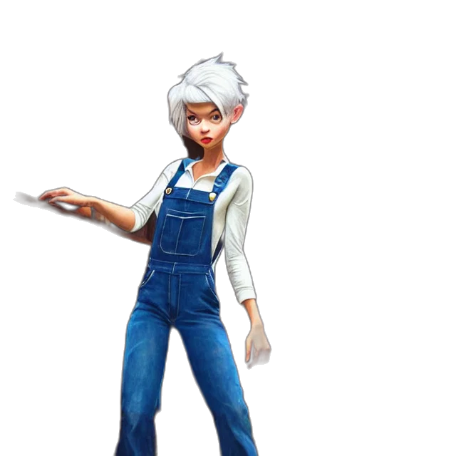 staff, jacket, 3d render, concept art, cartoon, photorealistic, full, body transparent PNG cut-out