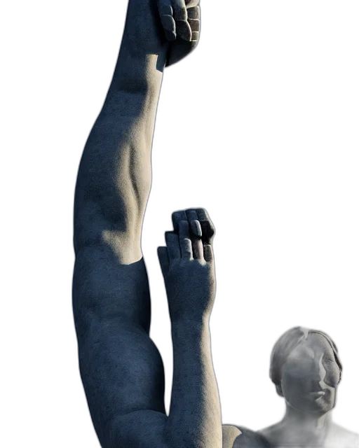 creature, weapon, staff, robot, 3d render, concept art, photorealistic, fantasy art transparent PNG cut-out