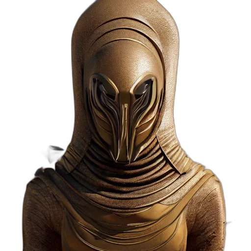 mask, robot, face, creature transparent PNG cut-out