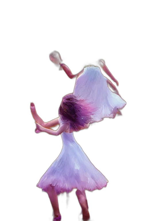 dress, flower, hair, crown transparent PNG cut-out