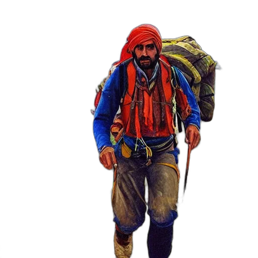 jacket, animal, staff, concept art transparent PNG cut-out
