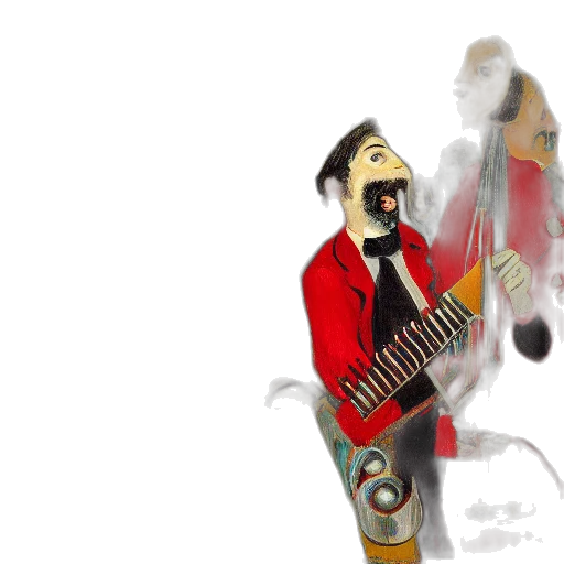concept art, watercolor, cartoon, photorealistic, fire, red, flask, eyes transparent PNG cut-out