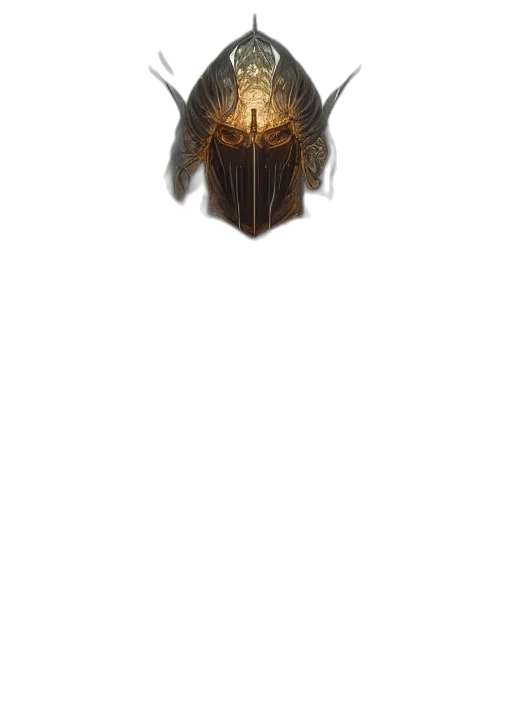 mask, crown, animal, face, concept art, fantasy art, 3d render, photorealistic transparent PNG cut-out
