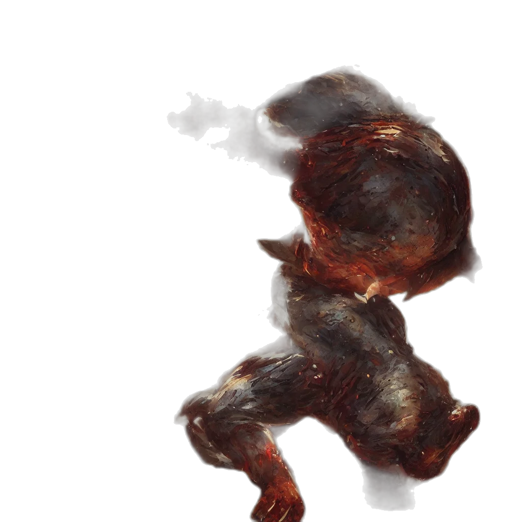 creature, hair, dragon, animal transparent PNG cut-out