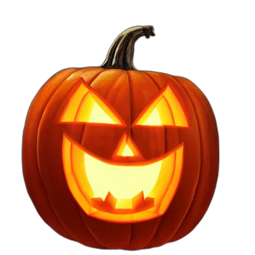 mask, 3d render, photorealistic, portrait, evil, pumpkin, glass, armor transparent PNG cut-out