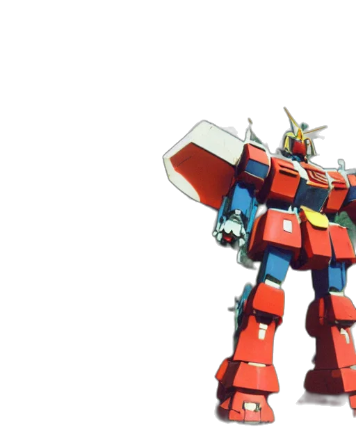 robot, weapon, concept art, 3d render transparent PNG cut-out