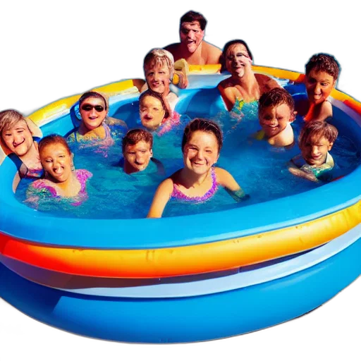 underwater, people, kiddie, pool transparent PNG cut-out