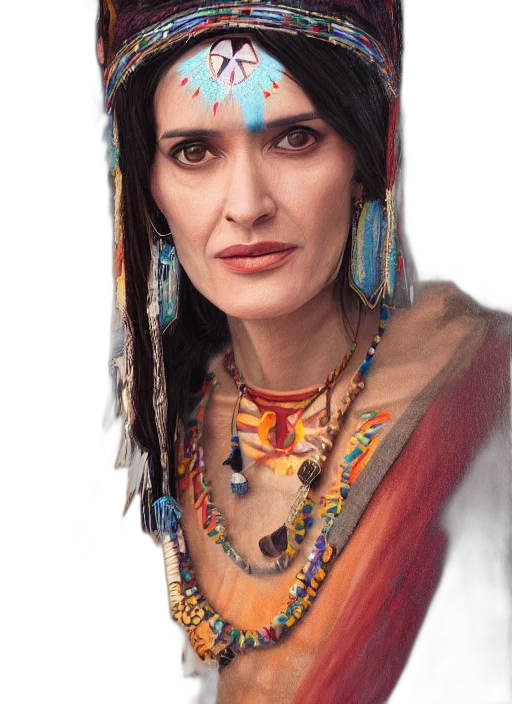 jewelry, face, photorealistic, oil painting, fantasy art, concept art, oil, painting transparent PNG cut-out
