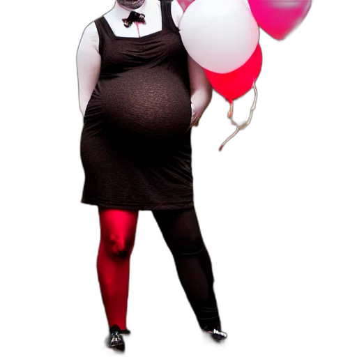 dress, creature, robot, staff transparent PNG cut-out