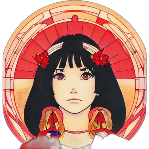 face, crown, jewelry, mask, anime, fantasy art, pixel art, concept art transparent PNG cut-out