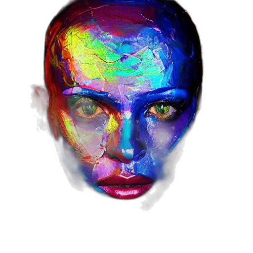 face, mask, creature, jacket transparent PNG cut-out