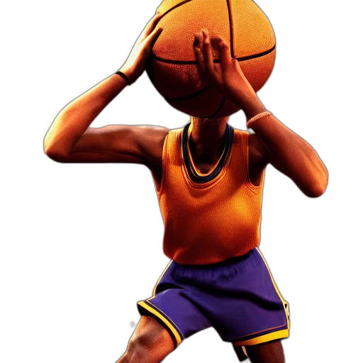 concept art, photorealistic, fantasy art, 3d render, steve, curry, basketball, player transparent PNG cut-out