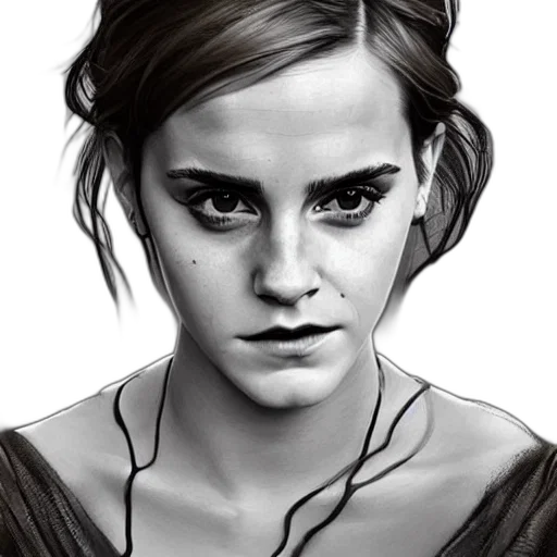 face, dress, photorealistic, comic book art transparent PNG cut-out