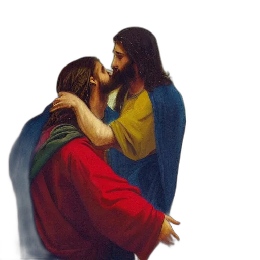 photorealistic, oil painting, oil, panting transparent PNG cut-out