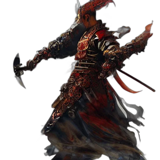 staff, sword, dragon, weapon, concept art, fantasy art, 3d render, photorealistic transparent PNG cut-out