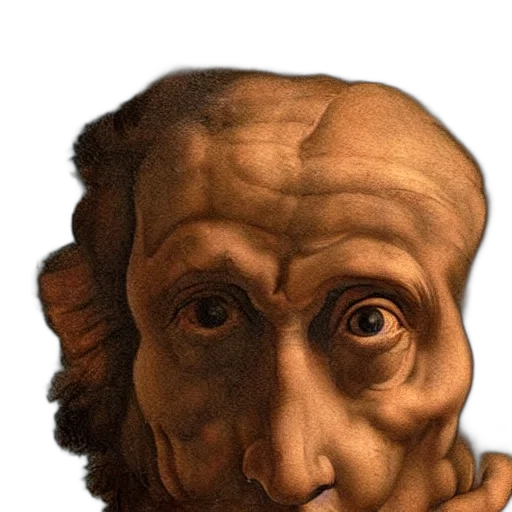 face, mask, hair, staff transparent PNG cut-out