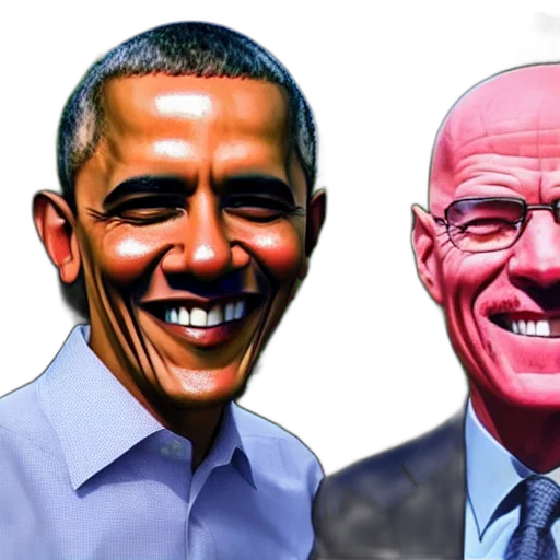 face, photorealistic, 3d render, barack transparent PNG cut-out