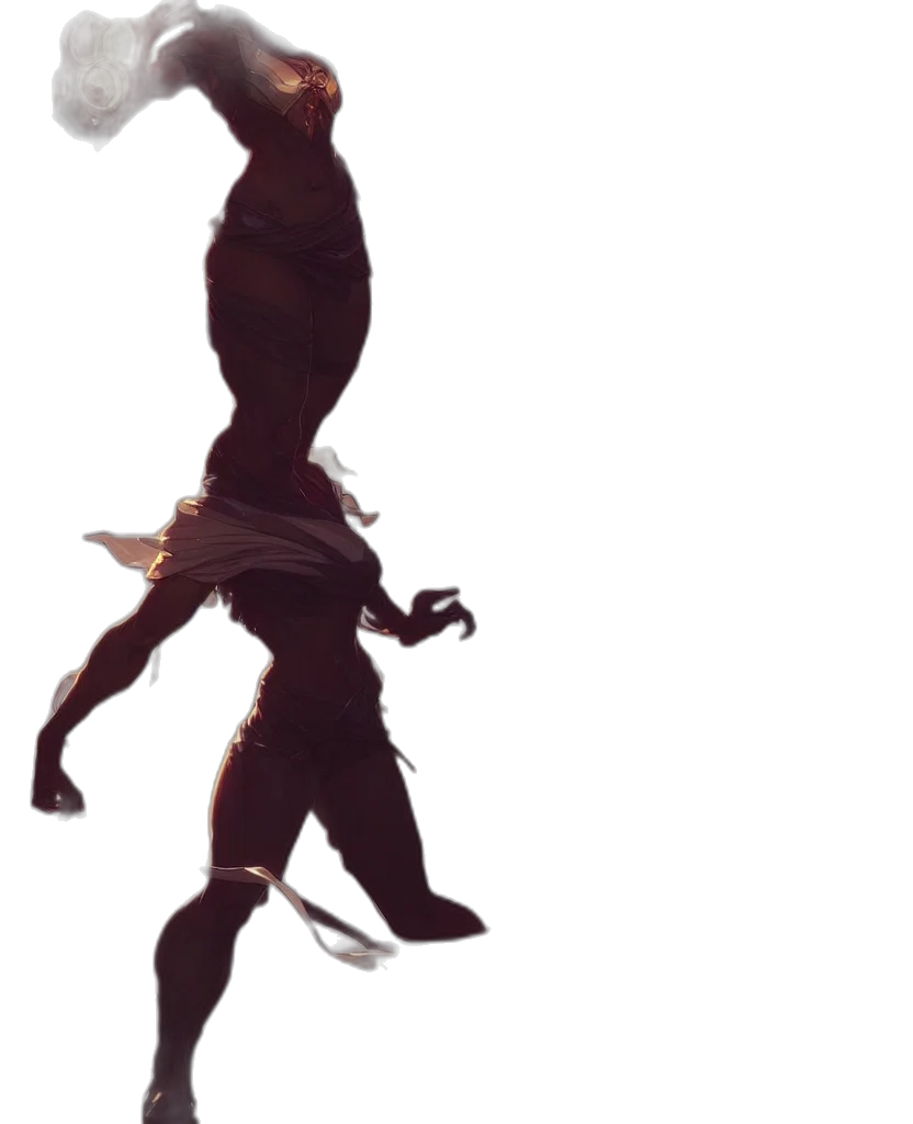 creature, dragon, staff, mask transparent PNG cut-out
