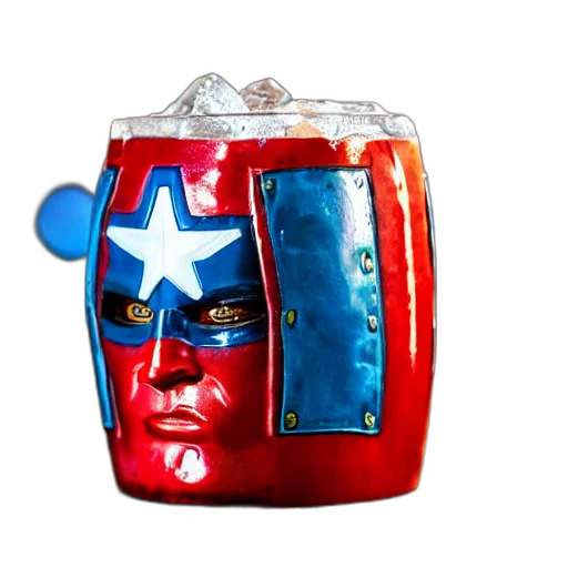mask, robot, bottle, crown transparent PNG cut-out