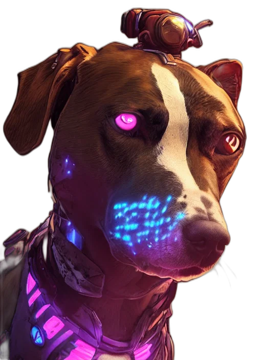 animal, creature, mask, face, cyberpunk, concept art, vaporwave, 3d render transparent PNG cut-out