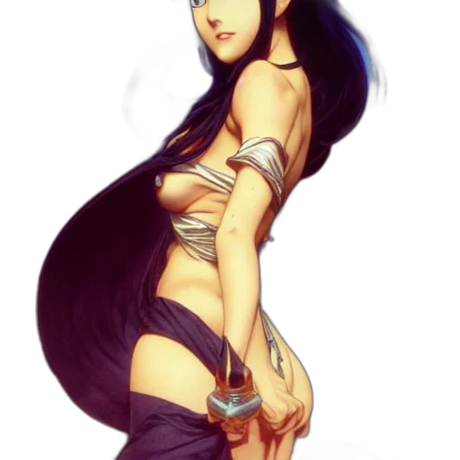 dress, fantasy art, concept art, anime transparent PNG cut-out