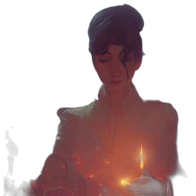 staff, crown, dress, face transparent PNG cut-out