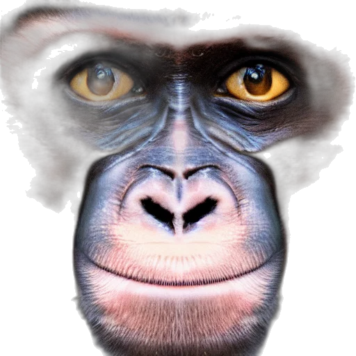 face, animal, mask, creature, photorealistic, concept art, 3d render, oil painting transparent PNG cut-out