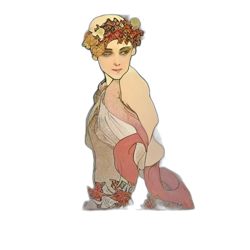 dress, crown, jewelry, pixel art, fantasy art, concept art, cartoon, seasons transparent PNG cut-out