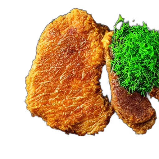 food, photorealistic, rare, fried transparent PNG cut-out