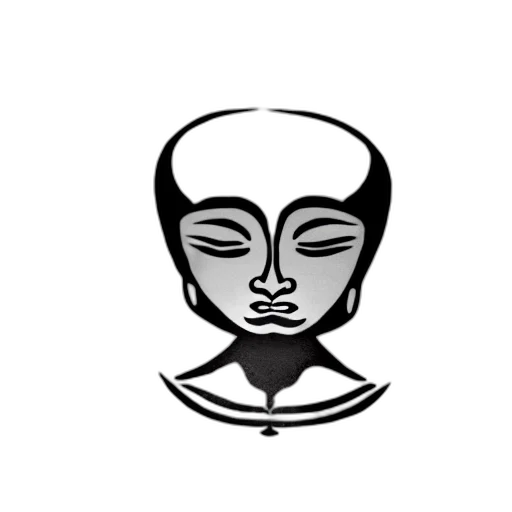 face, mask, crown, staff transparent PNG cut-out