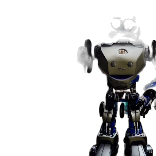robot, 3d render, concept art, mecha, favela transparent PNG cut-out