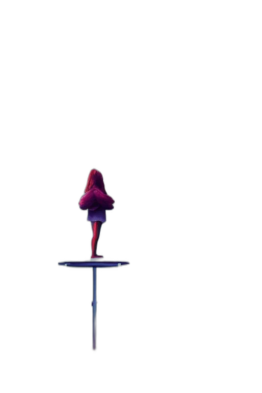 umbrella, sword, staff, dress, concept art, pixel art, 3d render, vaporwave transparent PNG cut-out