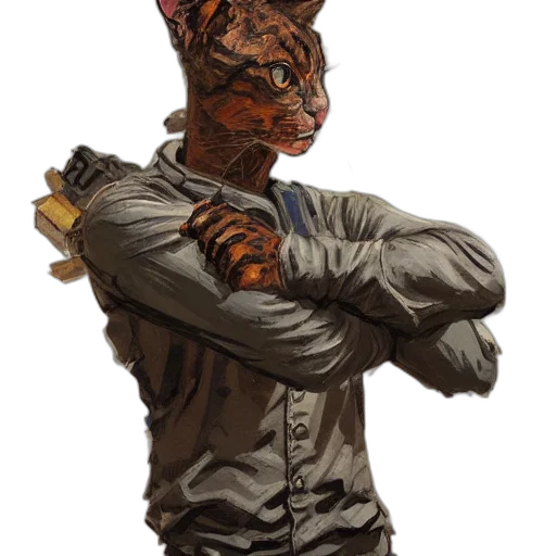 mask, staff, jacket, animal transparent PNG cut-out