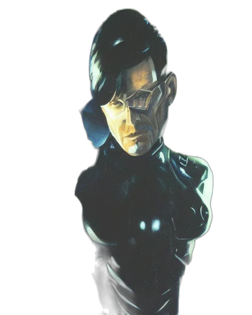 robot, face, staff, mask, concept art, comic book art, cyberpunk, 3d render transparent PNG cut-out