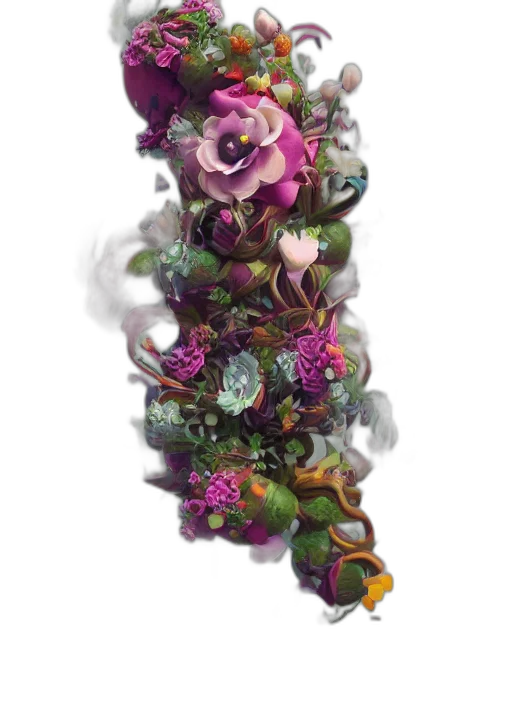 jewelry, crown, flower, staff transparent PNG cut-out