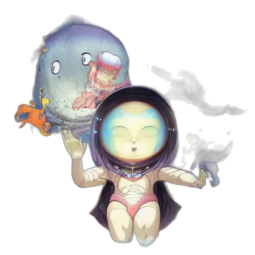 mask, robot, creature, concept art transparent PNG cut-out