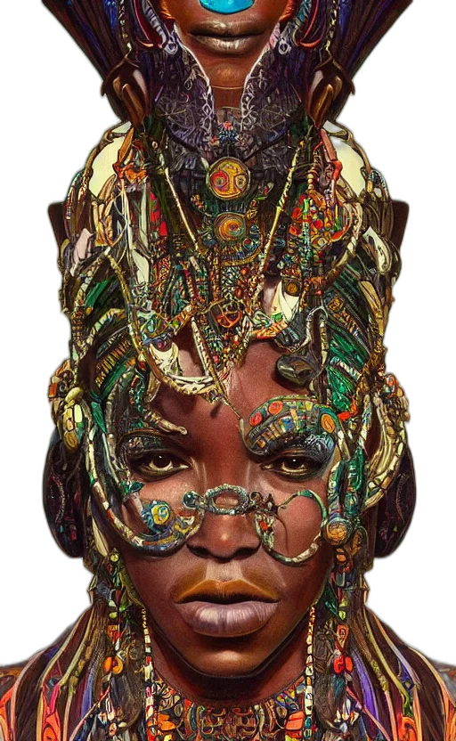 mask, crown, jewelry, face, cyberpunk, photorealistic, concept art, fantasy art transparent PNG cut-out