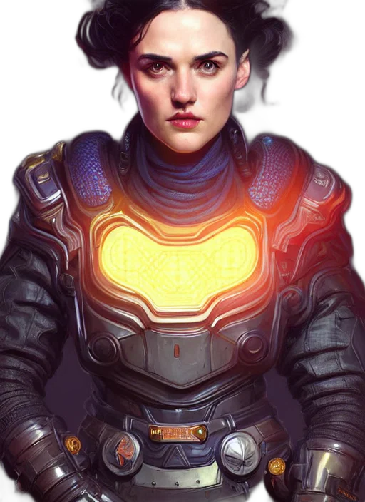 robot, jacket, face, cyberpunk transparent PNG cut-out