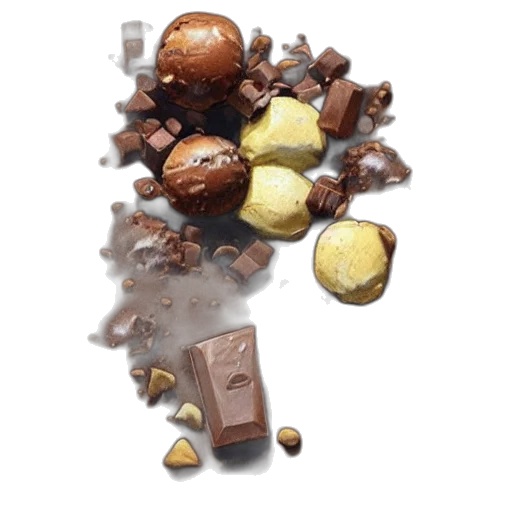 food, 3d render, photorealistic, earth tones transparent PNG cut-out