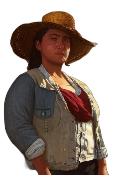 hat, staff, face, jacket transparent PNG cut-out
