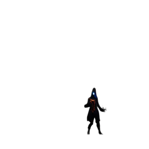 staff, hat, mask, jacket, pixel art, concept art, 3d render, cartoon transparent PNG cut-out