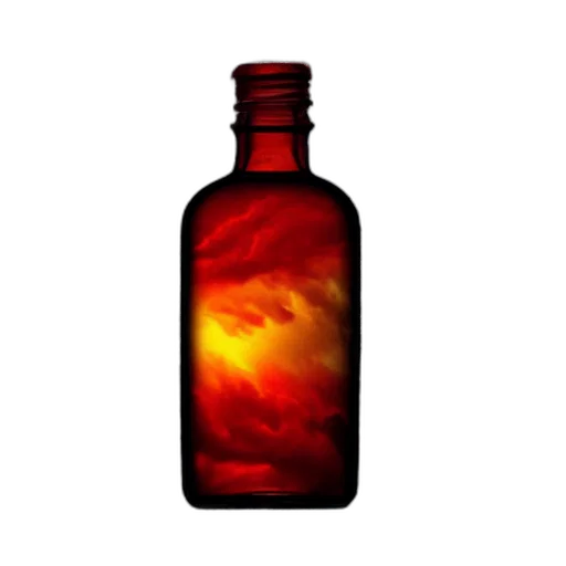 bottle, dress, crown, jacket, 3d render, photorealistic, concept art, pixel art transparent PNG cut-out